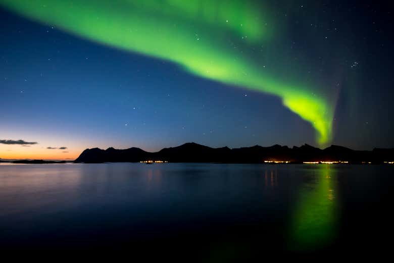 Viendo auroras boreales