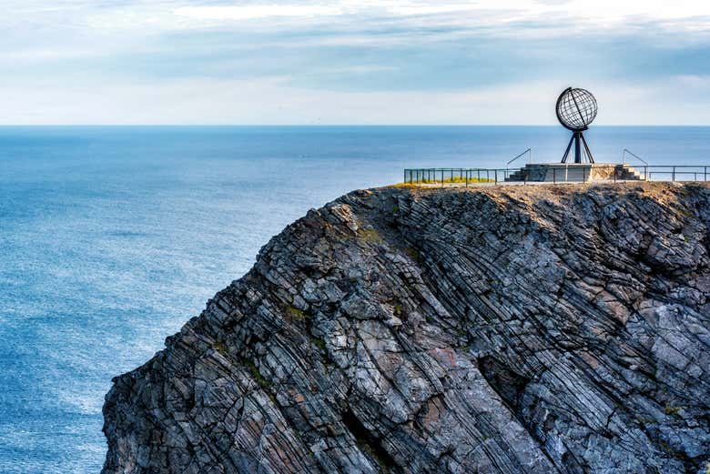 El Cabo Norte se encuentra en un promontorio