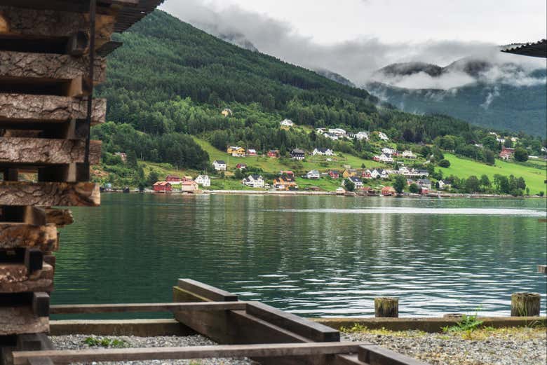 Vista del pueblo kaupanger