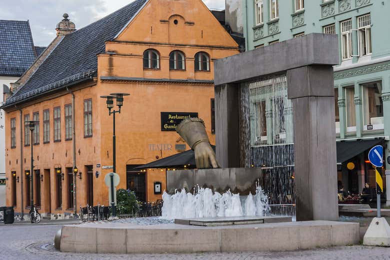 Escultura en Christiania Torv