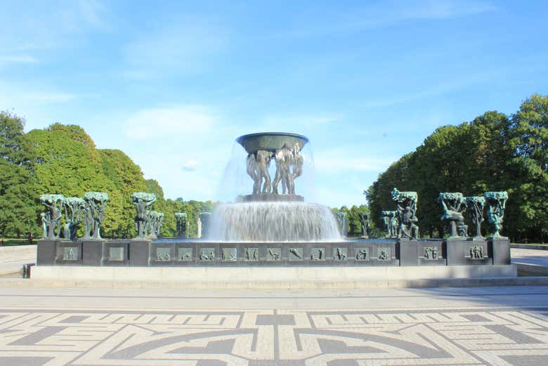 Fuente del parque