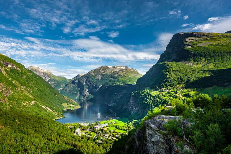 Panoramica del Geirangerfjord