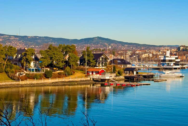 Paisagens da península Bygdøy