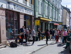 Artistas de rua em Grünerløkka