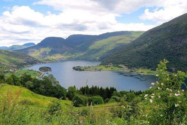 Panorámica del Barsnesfjorden