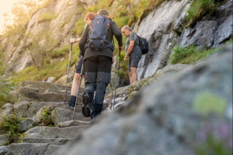 Caminhando nas montanhas