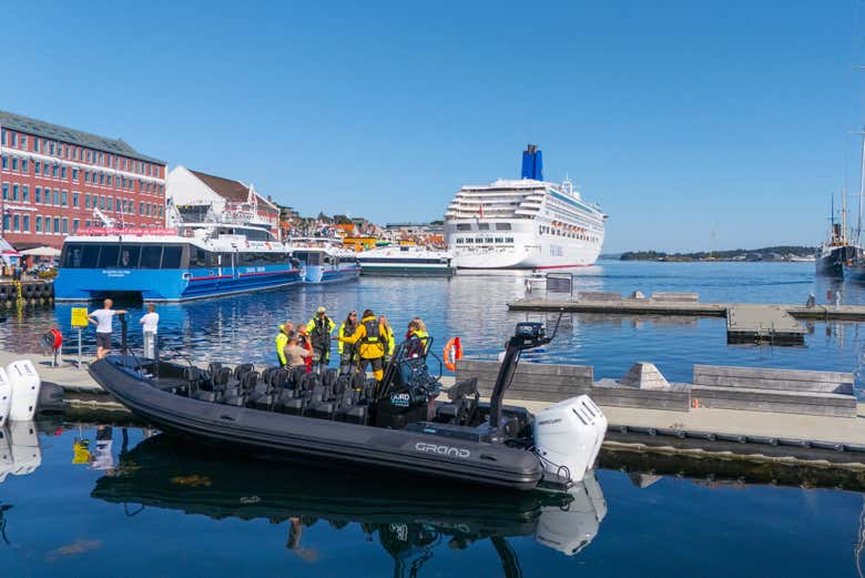En el puerto de Stavanger