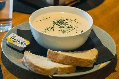 A typical fish soup