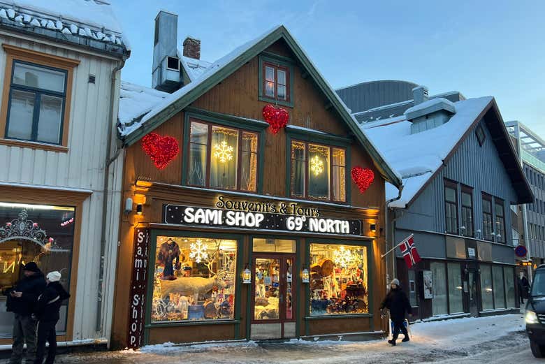 Pequeñas tiendas en Storgata