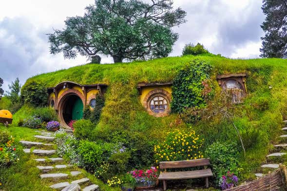 Excursion à Hobbiton + Grottes de Waitomo