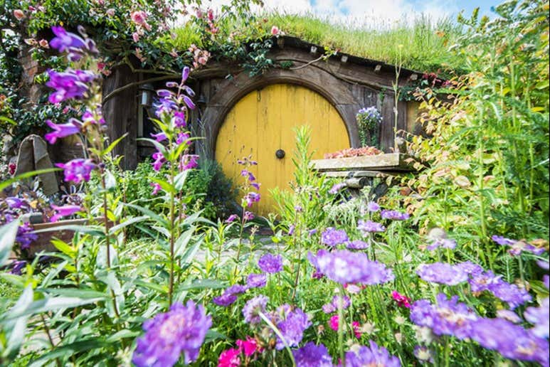 Uma das casas hobbit