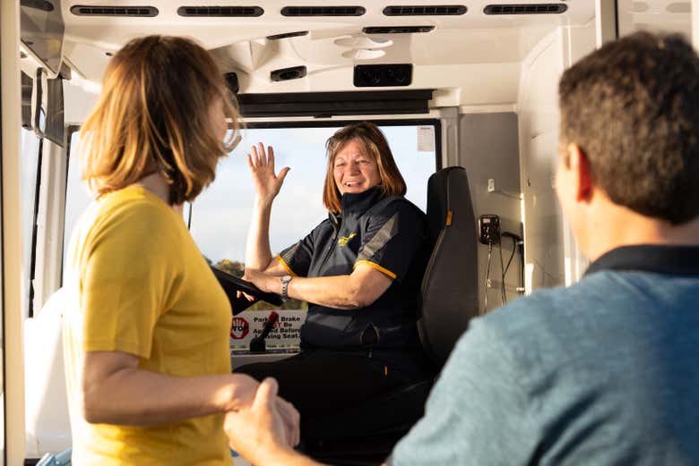 Say Hello to your friendly driver