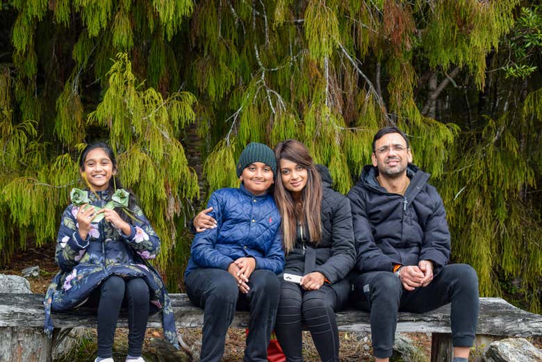 Un día estupendo en familia
