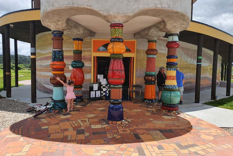 The unique architecture of the Hundertwasser Exhibition
