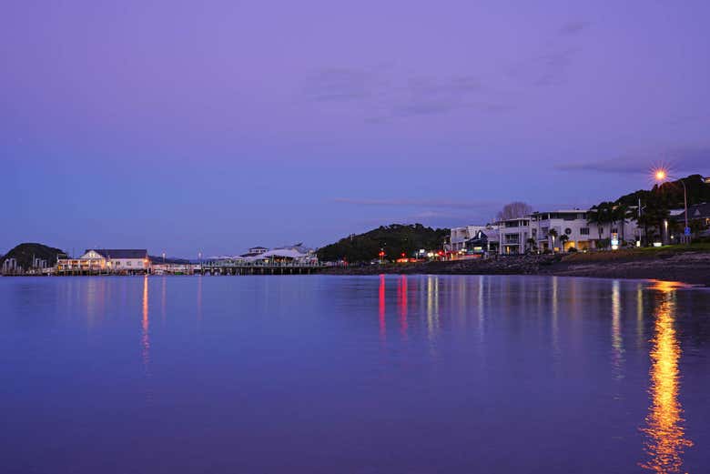 Paihia au coucher de soleil