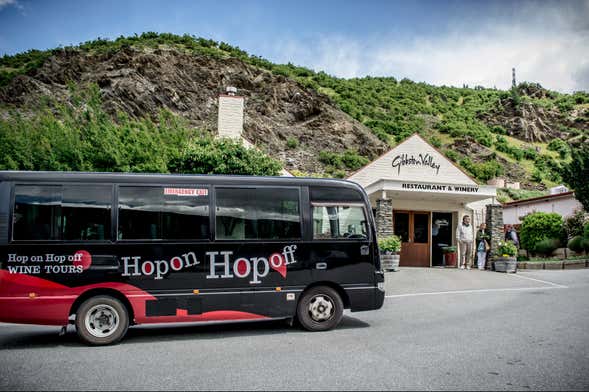 Autobús turístico de los viñedos de Queenstown