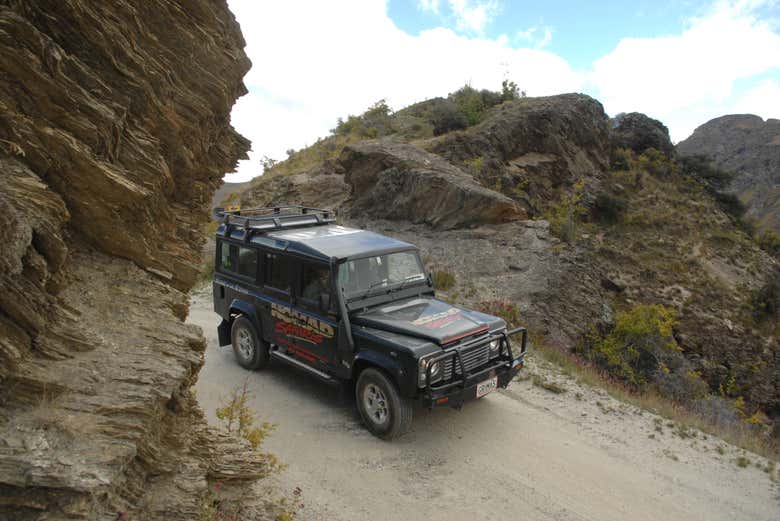 Durante o passeio de 4x4