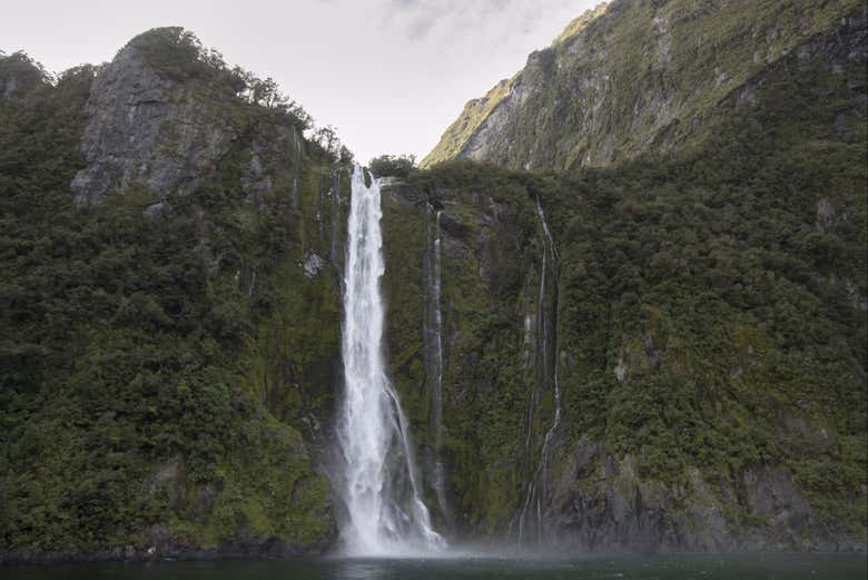Una impresionante cascada