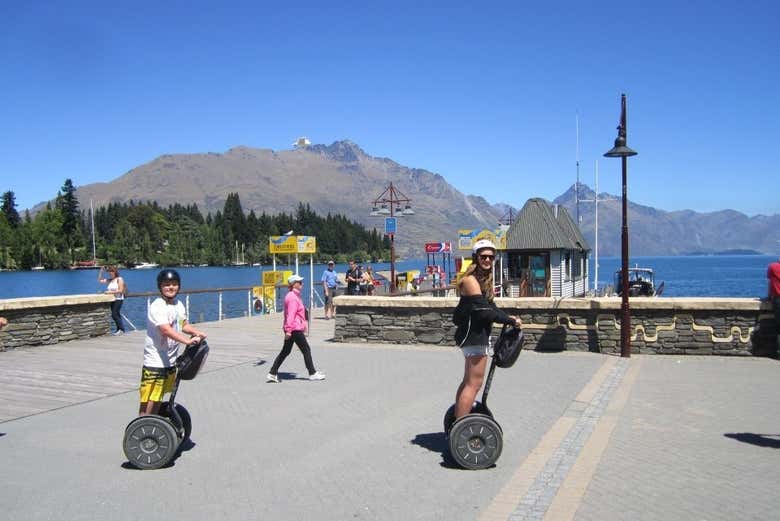 Explorando Queenstown en segway
