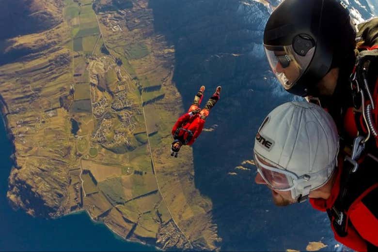 Experimentaréis una emocionante una emocionante caída libre