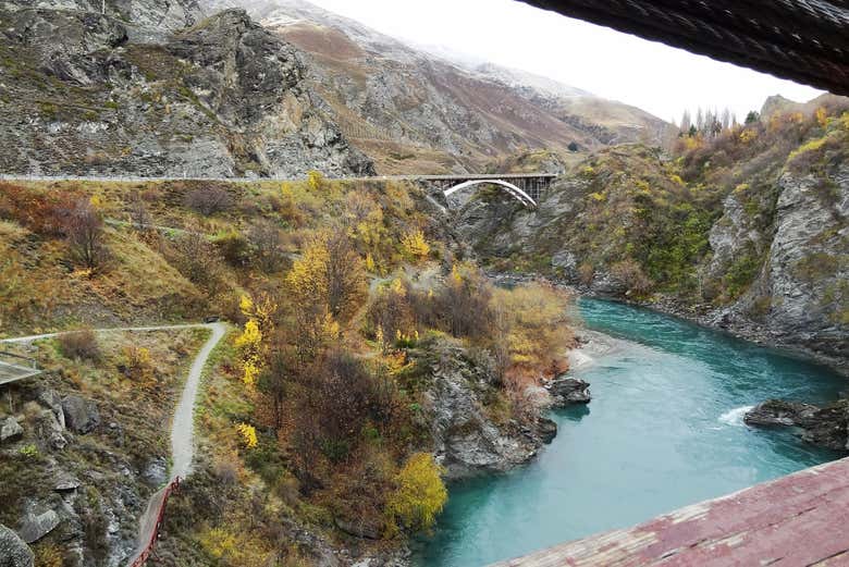 Puente sobre el río Shotover