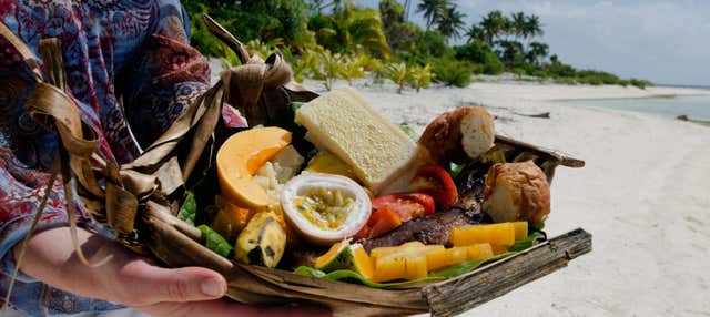 Cena tradicional en Rarotonga