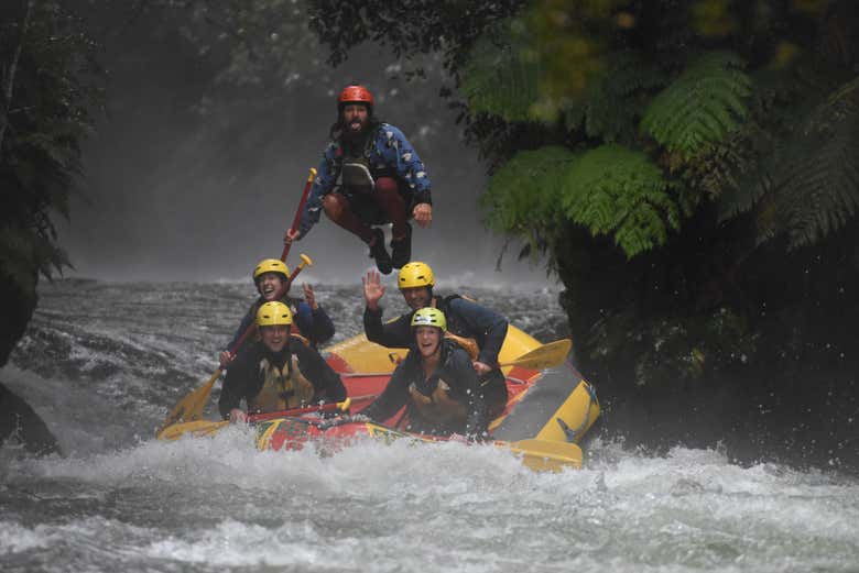 Atravessando as corretentezas do rio Kaituna