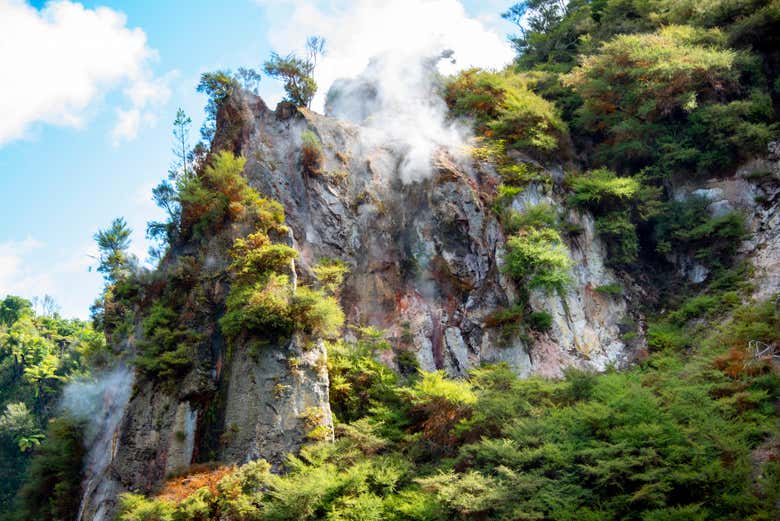 Conheça o vale vulcânico de Waimangu!