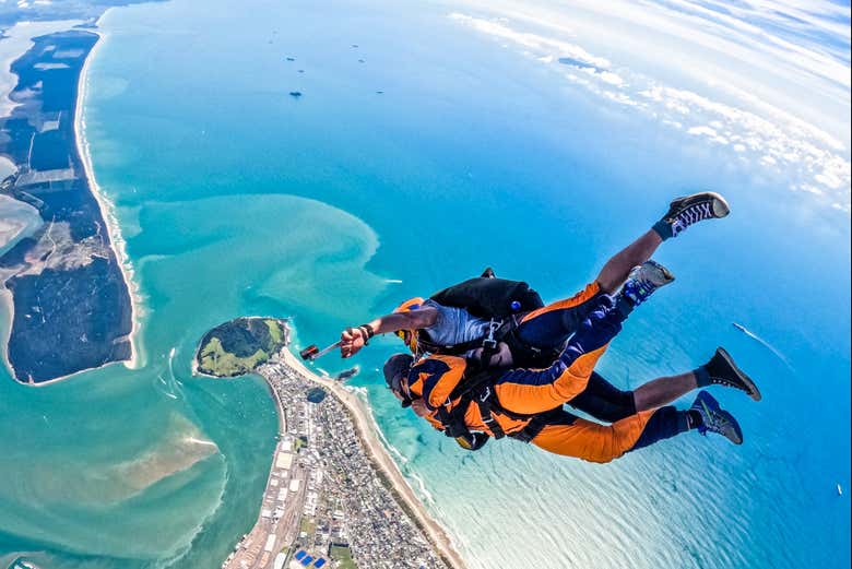 Vistas de la costa este de la isla Norte de Nueva Zelanda