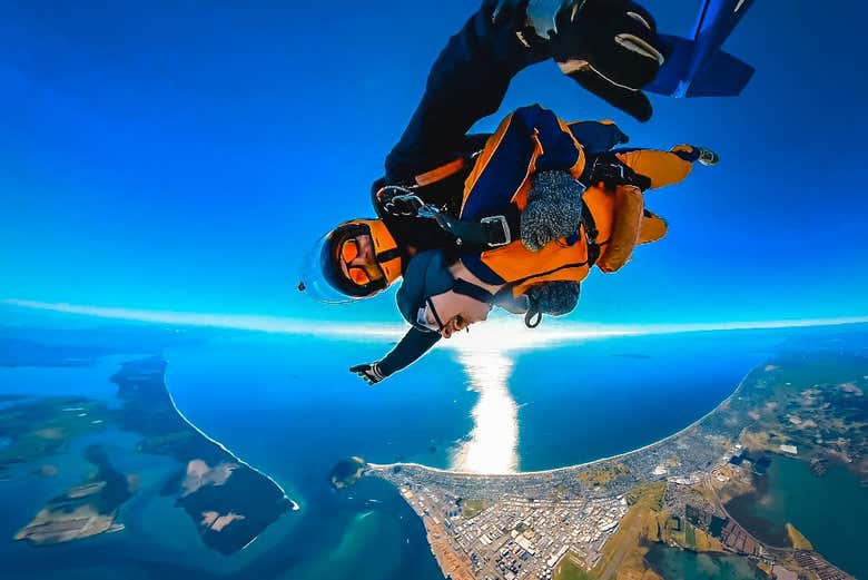Tauranga desde las alturas