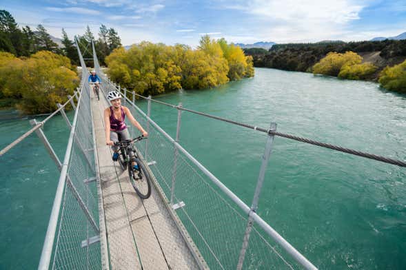 Alquiler de bicicleta en el lago Hawea + Transporte desde Wanaka