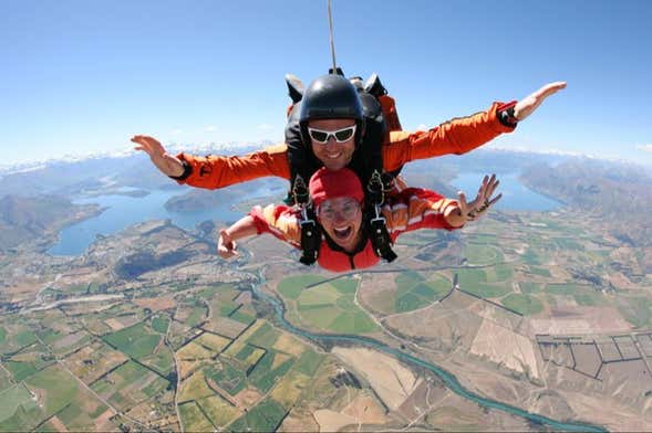 Salto de paraquedas em Wanaka