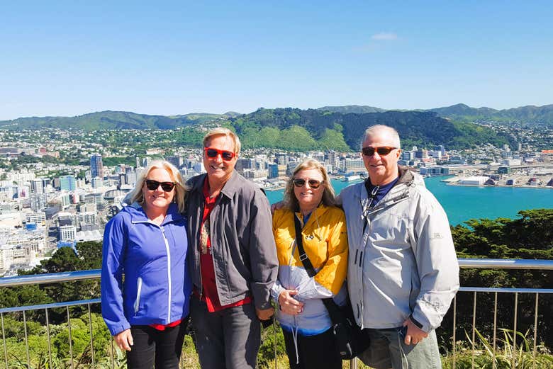 Mount Victoria lookout group photo