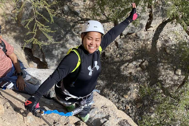 ¡Jamás olvidaréis la vía ferrata de Jebel Shams!