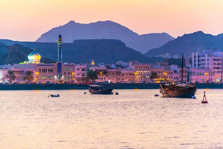 Muscat at sunset
