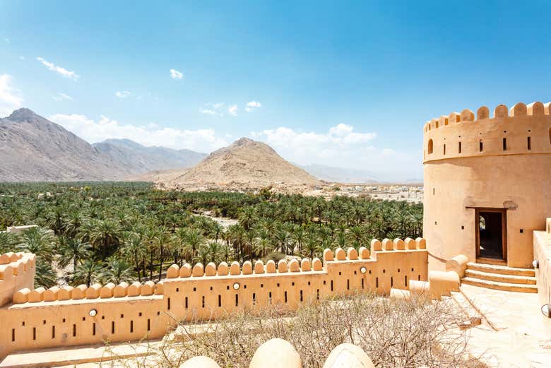Muralhas do forte de Nakhl