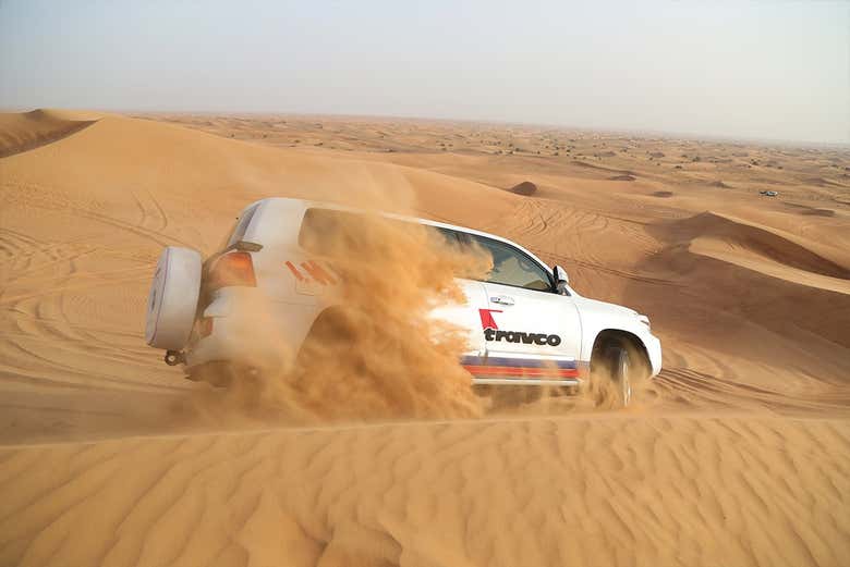 Dune bashing in Oman