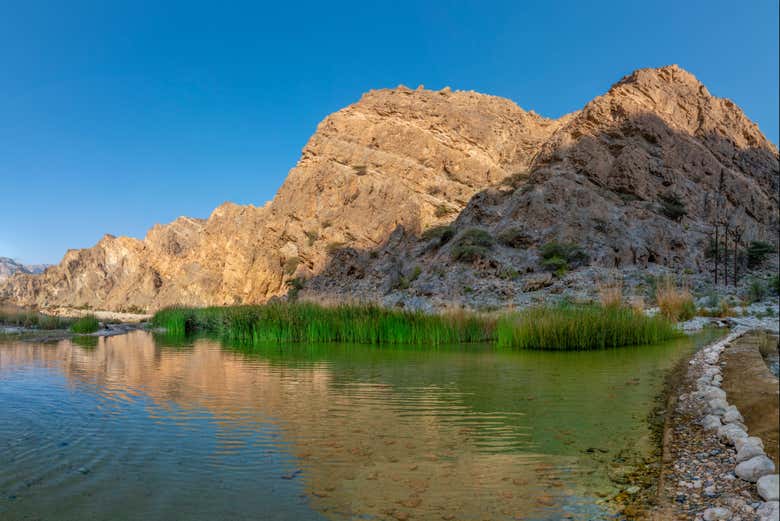 Laguna en Wadi Tayeen