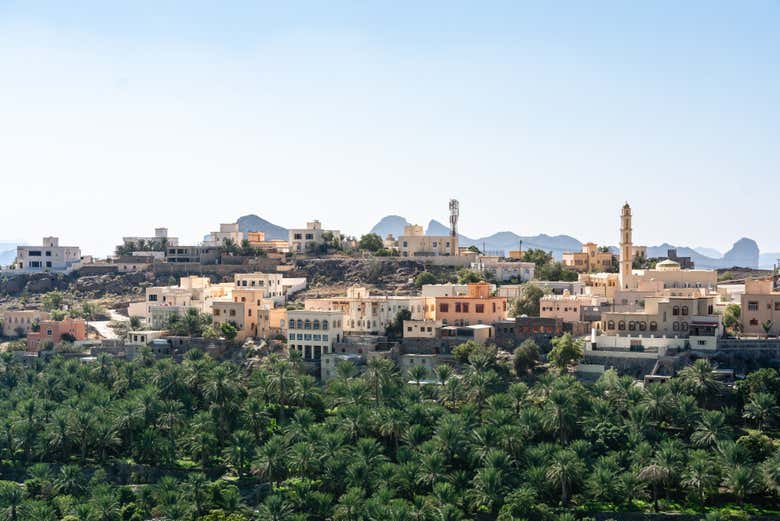 El pueblo de Misfat Al Abriyeen