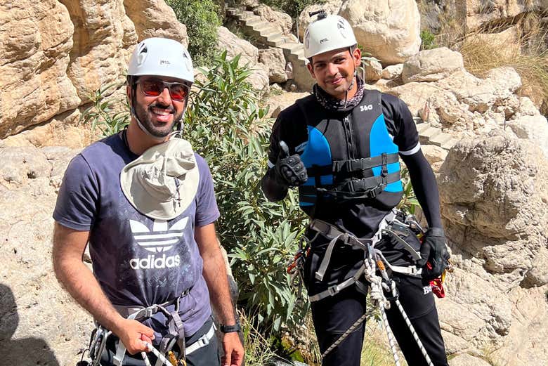Take a picture of this abseiling and canyoning experience!