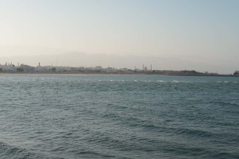 Panorámica de la ciudad de Sur 