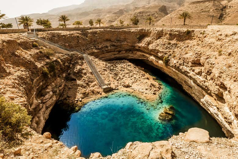 Vista aerea del Bimmah Sinkhole