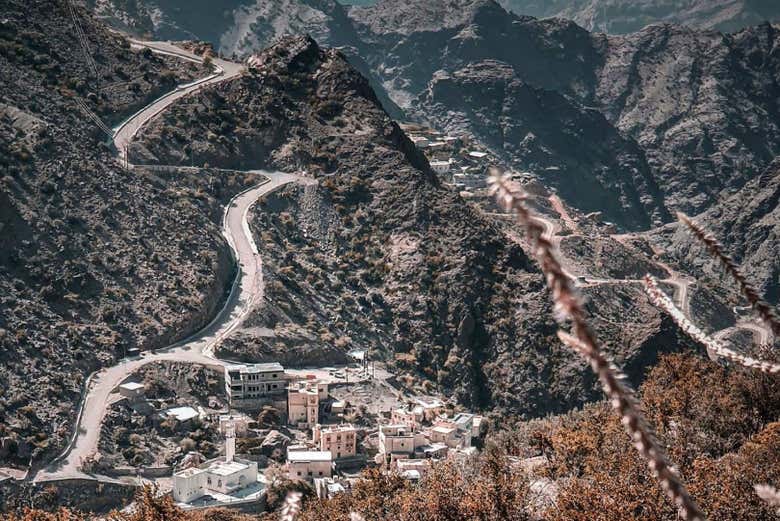 Caminos que rodean la zona