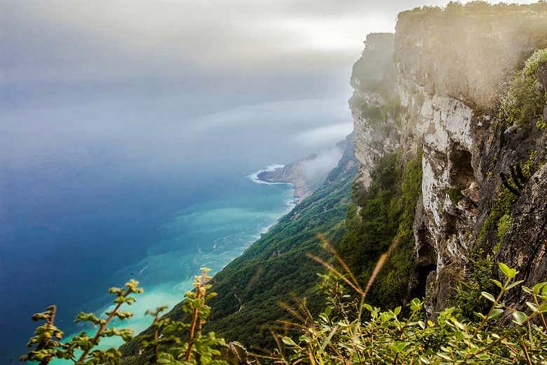 Les falaises de l'excursion