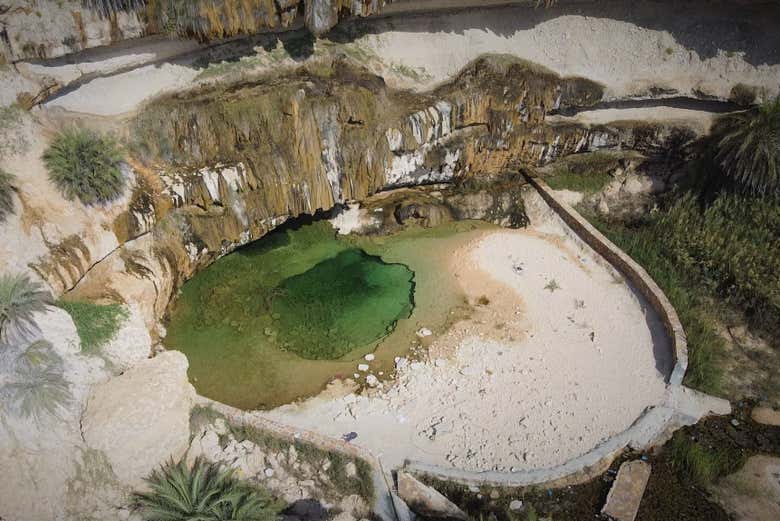 Vista aerea di Wadi Ash Shuwaymiyyah