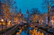 Barco navideño de Ámsterdam