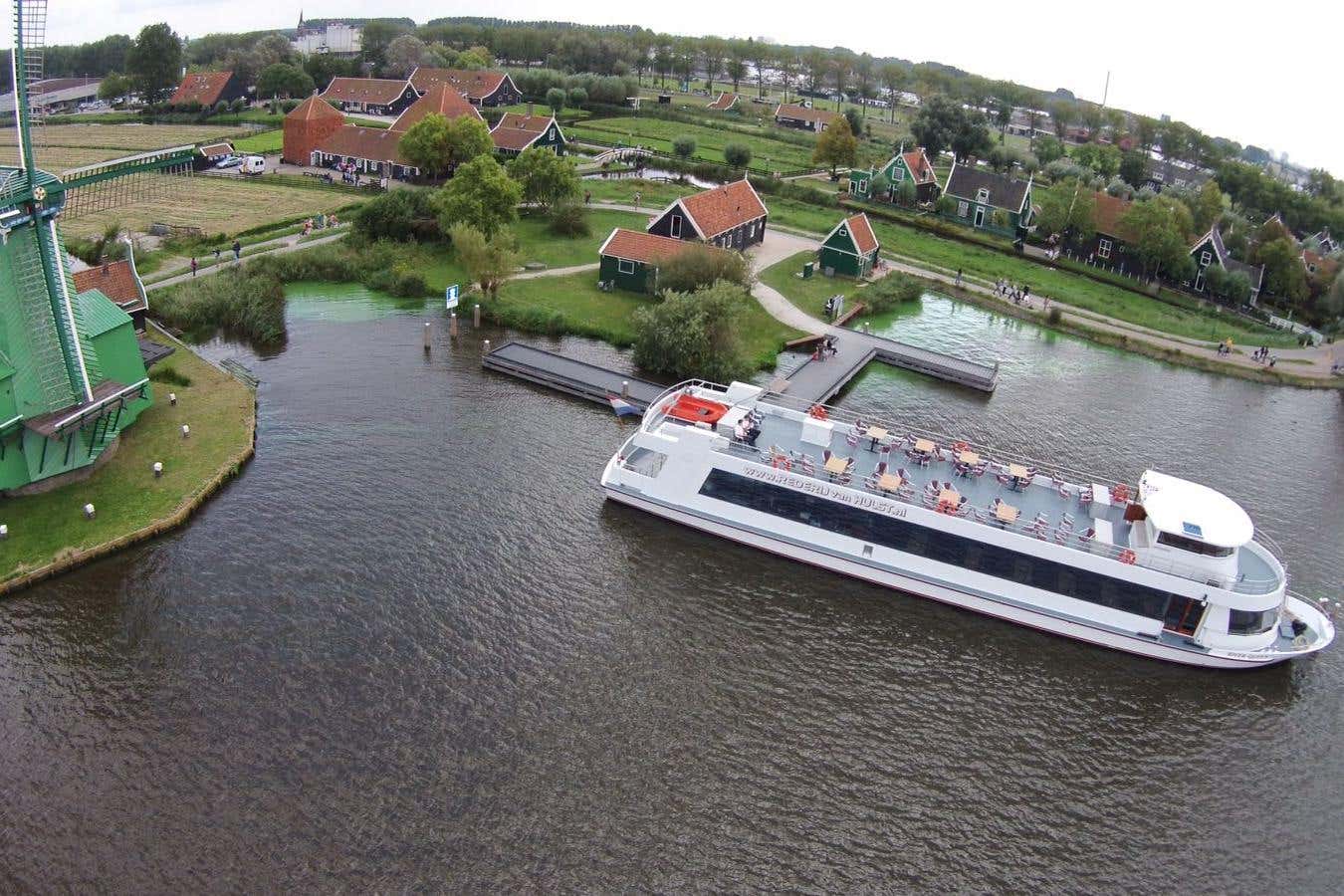 Excursion aux moulins de Zaanse Schans en bateau