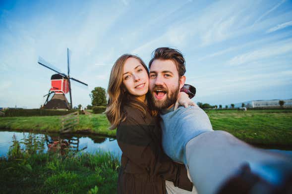 Excursão aos moinhos de vento de Zaanse Schans