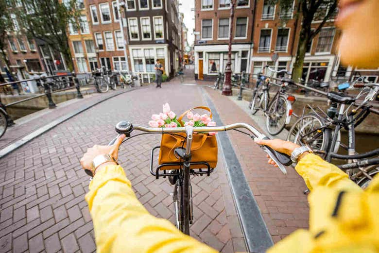 Ámsterdam en bici