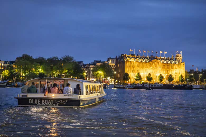 See Amsterdam by night